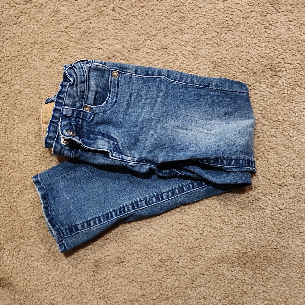 Boys True Religion Adjustable Waist Skinny Jeans